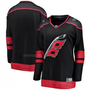 Camiseta Hockey Mujer Carolina Hurricanes Primera Breakaway Negro