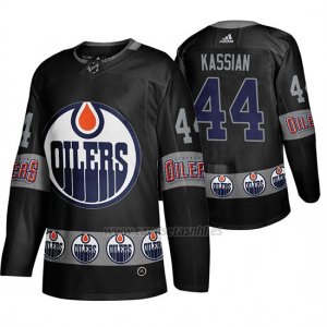 Camiseta Edmonton Oilers Zack Kassian Breakaway Negro