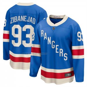 Camiseta Hockey New York Rangers Mika Zibanejad Centennial Breakaway Azul Camiseta Hockey New York Rangers Mika Zibanejad Centennial Breakaway Azul