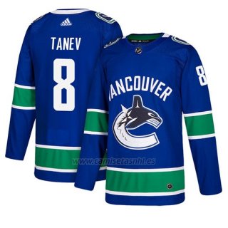Camiseta Vancouver Canucks Christopher Tanev Home Azul