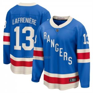 Camiseta Hockey New York Rangers Alexis Lafreniere Centenario Breakaway Azul Camiseta Hockey New York Rangers Alexis Lafreniere Centenario Breakaway Azul
