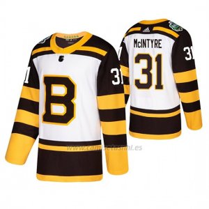 Camiseta Boston Bruins Zane Mcintyre Winter Classic Adidas Blanco