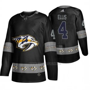 Camiseta Nashville Predators Ryan Ellis Breakaway Negro