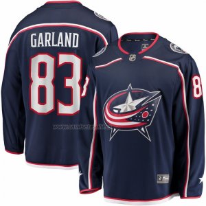 Camiseta Hockey Columbus Blue Jackets Conor Garland Primera Breakaway Azul