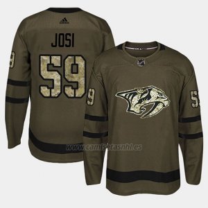 Camiseta Nashville Predators Roman Josi Camo Salute To Service
