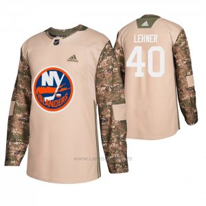 Camiseta Hockey New York Islanders Robin Lehner Veterans Day Camuflaje