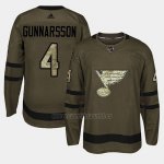 Camiseta St. Louis Blues Carl Gunnarsson Camo Salute To Service