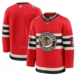 Camiseta Hockey Chicago Blackhawks 2025 Winter Classic Premium Rojo