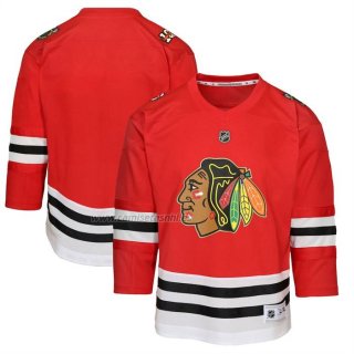 Camiseta Hockey Nino Chicago Blackhawks Centennial Primera Replica Rojo