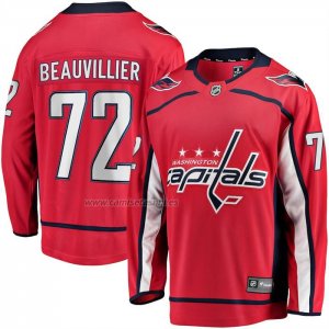 Camiseta Hockey Washington Capitals Anthony Beauvillier Primera Breakaway Rojo