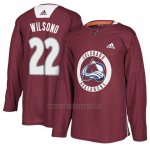 Camiseta Colorado Avalanche Colin Wilson Maroon New Season Practice