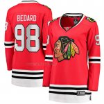 Camiseta Hockey Mujer Chicago Blackhawks Connor Bedard Primera Breakaway Rojo Camiseta Hockey Mujer Chicago Blackhawks Connor Bedard Primera Breakaway Rojo