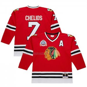 Camiseta Hockey Chicago Blackhawks Chris Chelios Mitchell & Ness 1991-92 Rojo
