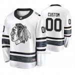 Camiseta Chicago Blackhawks Personalizada 2019 All Star Blanco