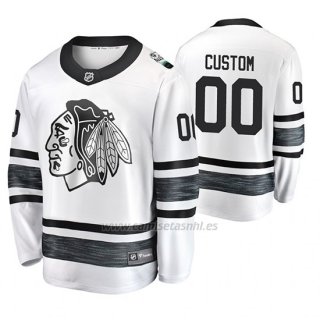 Camiseta Chicago Blackhawks Personalizada 2019 All Star Blanco
