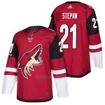 Camiseta Hockey Hombre Autentico Arizona Coyotes Derek Stepan 21 Home 2018 Rojo