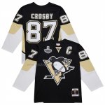 Camiseta Hockey Pittsburgh Penguins Sidney Crosby 2008-09 Captain Patch Power Play Negro