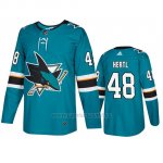 Camiseta San Jose Sharks Tomas Hertl Primera Verde