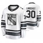 Camiseta New York Rangers Henrik Lundqvist 2019 All Star Blanco