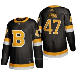 Camiseta Hockey Boston Bruins Torey Krug Alterno 2019-20 Negro
