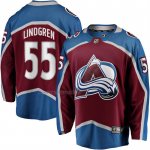 Camiseta Hockey Colorado Avalanche Ryan Lindgren Primera Breakaway Rojo