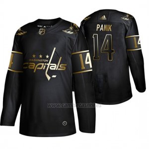 Camiseta Washington Capitals Richard Panik Golden Edition Autentico Negro