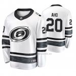 Camiseta Carolina Hurricanes Sebastian Aho 2019 All Star Blanco