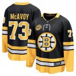 Camiseta Hockey Boston Bruins Charlie McAvoy 100th Aniversario Premier Breakaway Negro