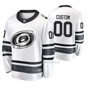Camiseta Carolina Hurricanes Personalizada 2019 All Star Blanco