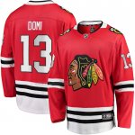 Camiseta Hockey Chicago Blackhawks Max Domi Primera Breakaway Rojo