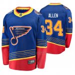 Camiseta Hockey St. Louis Blues Jake Allen Retro Premier Azul