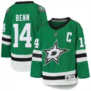 Camiseta Hockey Nino Dallas Stars Jamie Benn Primera Replica Verde