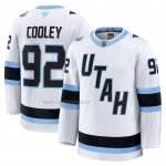 Camiseta Hockey Utah Mammoth Logan Cooley Segunda Premium Blanco Camiseta Hockey Utah Mammoth Logan Cooley Segunda Premium Blanco