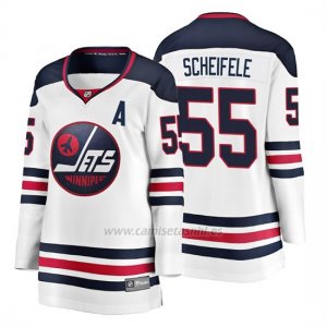 Camiseta Mujer Winnipeg Jets Mark Scheifele Heritage Breakaway
