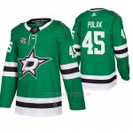 Camiseta Dallas Stars Roman Polak Primera Autentico Verde