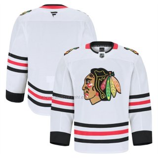 Camiseta Hockey Chicago Blackhawks Segunda Autentico Pro Blanco