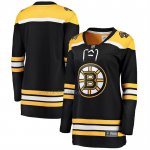 Camiseta Hockey Mujer Boston Bruins Primera Breakaway Negro