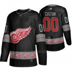 Camiseta Detroit Red Wings Personalizada Breakaway Negro