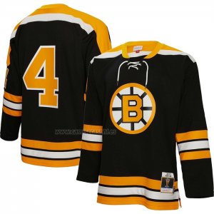 Camiseta Hockey Boston Bruins Bobby Orr Mitchell & Ness 1971-72 Blue Line Negro
