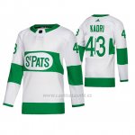Camiseta Toronto St. Patricks Nazem Kadri Road Adidas Blanco