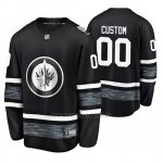 Camiseta Winnipeg Jets Personalizada 2019 All Star Negro