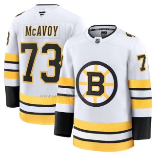Camiseta Hockey Boston Bruins Charlie McAvoy Segunda Premium Blanco