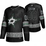 Camiseta Dallas Stars Personalizada Breakaway Negro