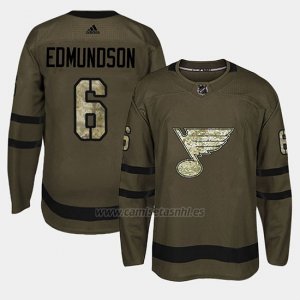 Camiseta St. Louis Blues Joel Edmundson Camo Salute To Service