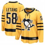 Camiseta Hockey Pittsburgh Penguins Kris Letang Alterno Breakaway Amarillo