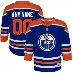Camiseta Hockey Edmonton Oilers Replica Personalizada Royal Camiseta Hockey Edmonton Oilers Replica Personalizada Royal