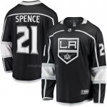 Camiseta Hockey Los Angeles Kings Jordan Spence Primera Premier Breakaway Negro