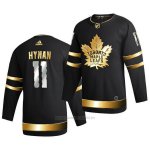 Camiseta Hockey Toronto Maple Leafs Zach Hyman Golden Edition Limited Autentico 2020-21 Negro