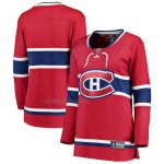 Camiseta Hockey Mujer Montreal Canadiens Primera Breakaway Rojo