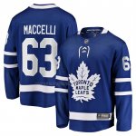 Camiseta Hockey Toronto Maple Leafs Matias Maccelli Primera Breakaway Azul